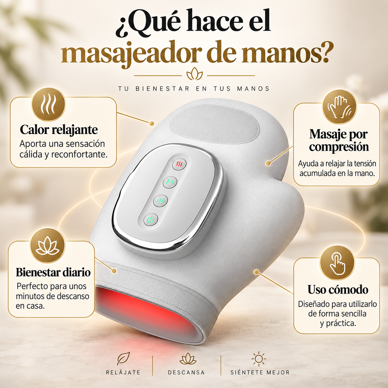 Vitalin™ ✦ Masajeador de Manos con Calor